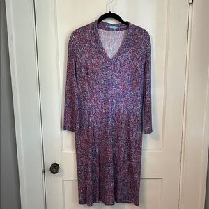 J McLaughlin Long Sleeve Multicolor Dress
